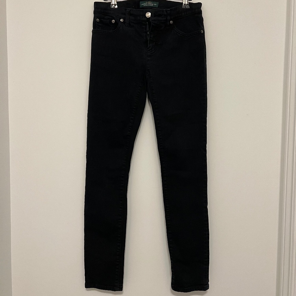 Ralph Lauren Black Modern Skinny Jeans Size 2